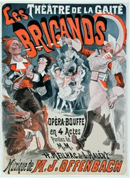 Poster for the Opera Bouffe 